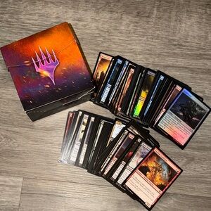 Magic Board Game Cards - Black and Multicolor
